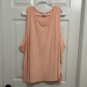A New Day Sleeveless Peach Tank Top - Women size 3x